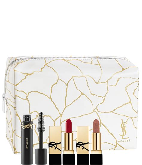 yves saint laurent lipstick sets trio rouge pur couture set|More.